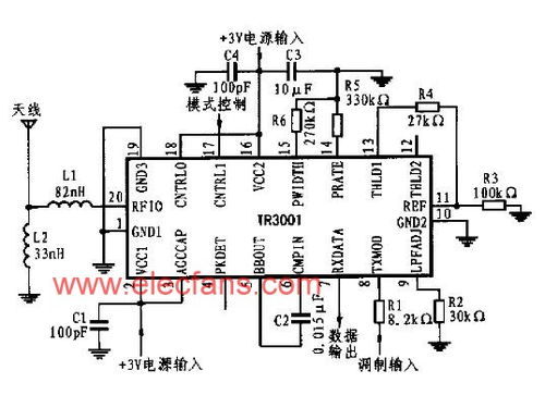 基于TX6000和RX6000收發(fā)芯片的OOK/ASK無(wú)線(xiàn)收發(fā)電路設(shè)計(jì)